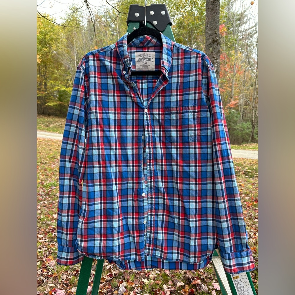Aeropostale Plaid Cotton Shirt